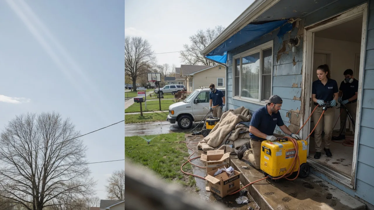 Basement Flood Cleanup in Osco, IL near me